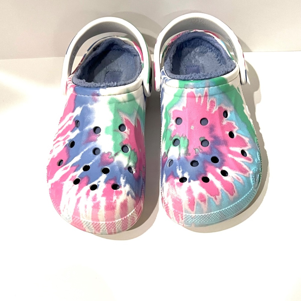 CROCS - Women's Pastel Marble Lined  - Size 8